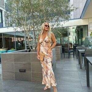 Elegant Multicolor two piece set